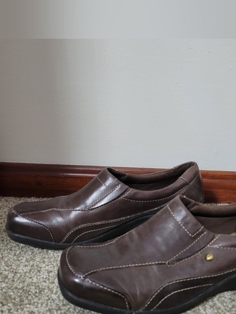 Naturalizer Women's Brown Slip On Comfort Shoes - Size 9M, Runs Small